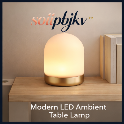 soiipbjkv™ Modern LED Ambient Table Lamp, LED table lamp, ambient light lamp, minimalist desk lamp