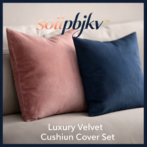 soiipbjkv™ Luxury Velvet Cushion Cover Set, velvet pillow cover, decorative cushion case, luxury sofa decor